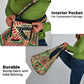 Darfur Sudan Grocery Bag Red Green Beige Tribal Pattern - African Pride