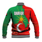 Darfur Sudan Baseball Jacket Red Green Yellow Crescent Star - African Pride