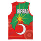 Darfur Sudan Basketball Jersey Red Green Yellow Crescent Star - African Pride