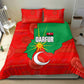 Darfur Sudan Bedding Set Red Green Yellow Crescent Star - African Pride