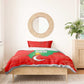 Darfur Sudan Bedding Set Red Green Yellow Crescent Star - African Pride