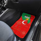 Darfur Sudan Car Mats Red Green Yellow Crescent Star - African Pride