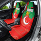 Darfur Sudan Car Seat Cover Red Green Yellow Crescent Star - African Pride