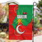 Darfur Sudan Garden Flag Red Green Yellow Crescent Star - African Pride