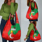Darfur Sudan Grocery Bag Red Green Yellow Crescent Star - African Pride