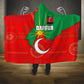 Darfur Sudan Hooded Blanket Red Green Yellow Crescent Star - African Pride