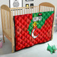 Darfur Sudan Quilt Red Green Yellow Crescent Star - African Pride
