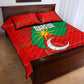 Darfur Sudan Quilt Bed Set Red Green Yellow Crescent Star - African Pride