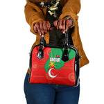 Darfur Sudan Shoulder Handbag Red Green Yellow Crescent Star - African Pride