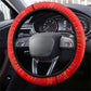 Darfur Sudan Steering Wheel Cover Red Green Yellow Crescent Star - African Pride