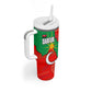 Darfur Sudan Tumbler With Handle Red Green Yellow Crescent Star - African Pride