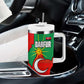Darfur Sudan Tumbler With Handle Red Green Yellow Crescent Star - African Pride