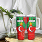 Darfur Sudan Tumbler With Handle Red Green Yellow Crescent Star - African Pride