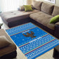 Equatorial Guinea Christmas Area Rug Nzalang Noel Eagle Flag Snowflakes - African Pride