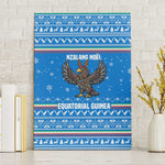 Equatorial Guinea Christmas Canvas Wall Art Nzalang Noel Eagle Flag Snowflakes - African Pride