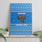 Equatorial Guinea Christmas Canvas Wall Art Nzalang Noel Eagle Flag Snowflakes - African Pride