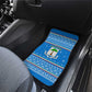 Equatorial Guinea Christmas Car Mats Nzalang Noel Eagle Flag Snowflakes - African Pride