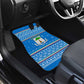 Equatorial Guinea Christmas Car Mats Nzalang Noel Eagle Flag Snowflakes - African Pride