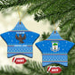 Equatorial Guinea Christmas Ceramic Ornament Nzalang Noel Eagle Flag Snowflakes - African Pride