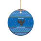 Equatorial Guinea Christmas Ceramic Ornament Nzalang Noel Eagle Flag Snowflakes - African Pride