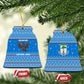 Equatorial Guinea Christmas Ceramic Ornament Nzalang Noel Eagle Flag Snowflakes - African Pride