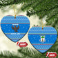 Equatorial Guinea Christmas Ceramic Ornament Nzalang Noel Eagle Flag Snowflakes - African Pride
