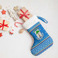 Equatorial Guinea Christmas Stocking Nzalang Noel Eagle Flag Snowflakes - African Pride