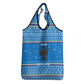Equatorial Guinea Christmas Grocery Bag Nzalang Noel Eagle Flag Snowflakes - African Pride