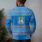 Equatorial Guinea Christmas Ugly Christmas Sweater Nzalang Noel Eagle Flag Snowflakes - African Pride