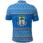 Equatorial Guinea Christmas Polo Shirt Nzalang Noel Eagle Flag Snowflakes - African Pride