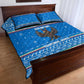 Equatorial Guinea Christmas Quilt Bed Set Nzalang Noel Eagle Flag Snowflakes - African Pride