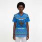 Equatorial Guinea Christmas Scrub Top Nzalang Noel Eagle Flag Snowflakes - African Pride