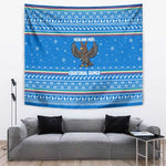 Equatorial Guinea Christmas Tapestry Nzalang Noel Eagle Flag Snowflakes - African Pride