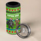 Equatorial Guinea Christmas 4 in 1 Can Cooler Tumbler Santa Gorilla Gift Basket - African Pride