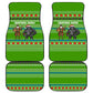 Equatorial Guinea Christmas Car Mats Santa Gorilla Gift Basket - African Pride