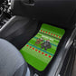 Equatorial Guinea Christmas Car Mats Santa Gorilla Gift Basket - African Pride