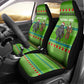 Equatorial Guinea Christmas Car Seat Cover Santa Gorilla Gift Basket - African Pride