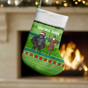 Equatorial Guinea Christmas Stocking Santa Gorilla Gift Basket - African Pride