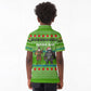 Equatorial Guinea Christmas Kid Polo Shirt Santa Gorilla Gift Basket - African Pride