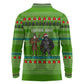 Equatorial Guinea Christmas Long Sleeve Polo Shirt Santa Gorilla Gift Basket - African Pride