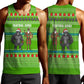 Equatorial Guinea Christmas Men Tank Top Santa Gorilla Gift Basket - African Pride