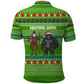 Equatorial Guinea Christmas Polo Shirt Santa Gorilla Gift Basket - African Pride