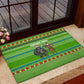 Equatorial Guinea Christmas Rubber Doormat Santa Gorilla Gift Basket - African Pride
