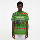 Equatorial Guinea Christmas Scrub Top Santa Gorilla Gift Basket - African Pride