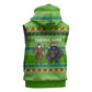Equatorial Guinea Christmas Sleeveless Hoodie Santa Gorilla Gift Basket - African Pride