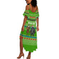 Equatorial Guinea Christmas Summer Maxi Dress Santa Gorilla Gift Basket - African Pride