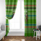 Equatorial Guinea Christmas Window Curtain Santa Gorilla Gift Basket - African Pride