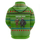 Equatorial Guinea Christmas Zip Hoodie Santa Gorilla Gift Basket - African Pride