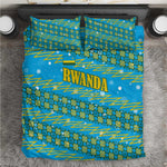 Rwanda Christmas Bedding Set Festive Geometric Motifs and Bold Typography - African Pride
