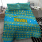 Rwanda Christmas Bedding Set Festive Geometric Motifs and Bold Typography - African Pride